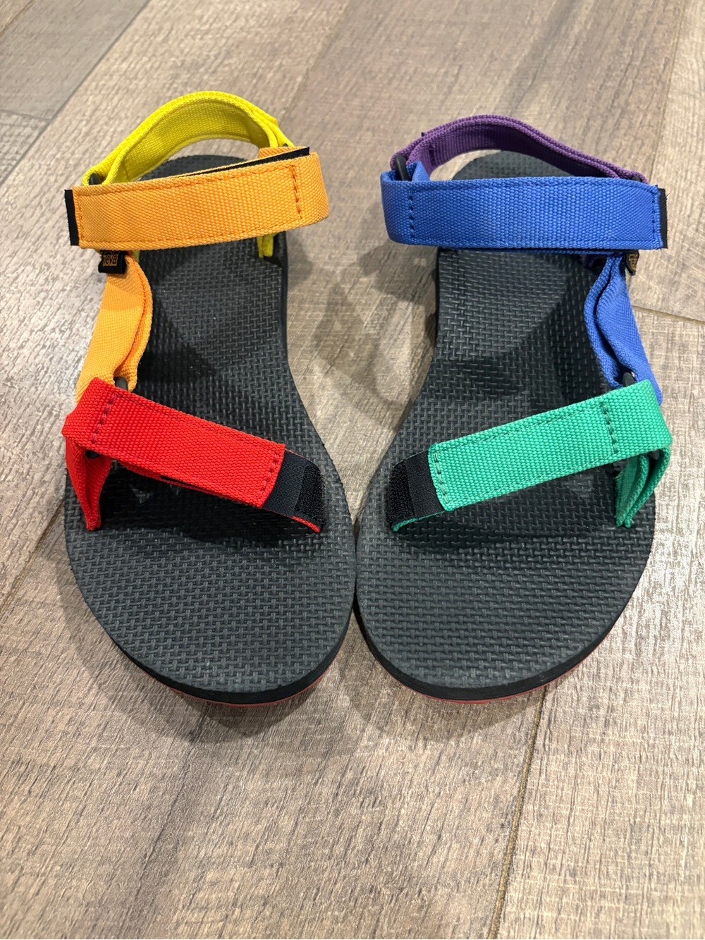 Teva Pride Rainbow Strap Sandals - size 7 women’s